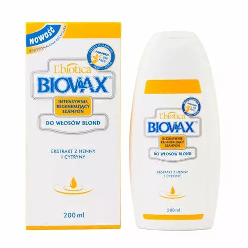 biovax szampon do włosów blond skład