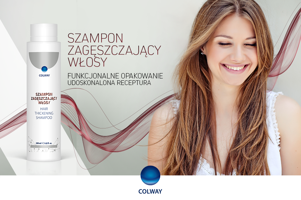 kolagen naturalny szampon zagęszczający włosy colway