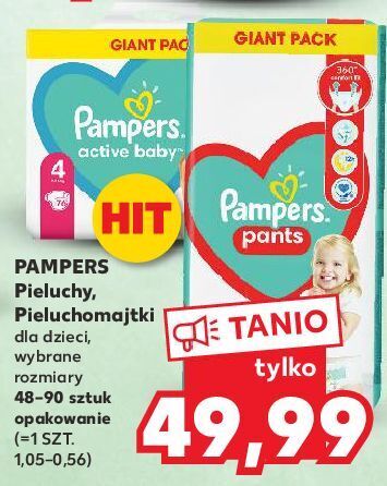 pampers sleep and play 4 promocja kaufland 2016