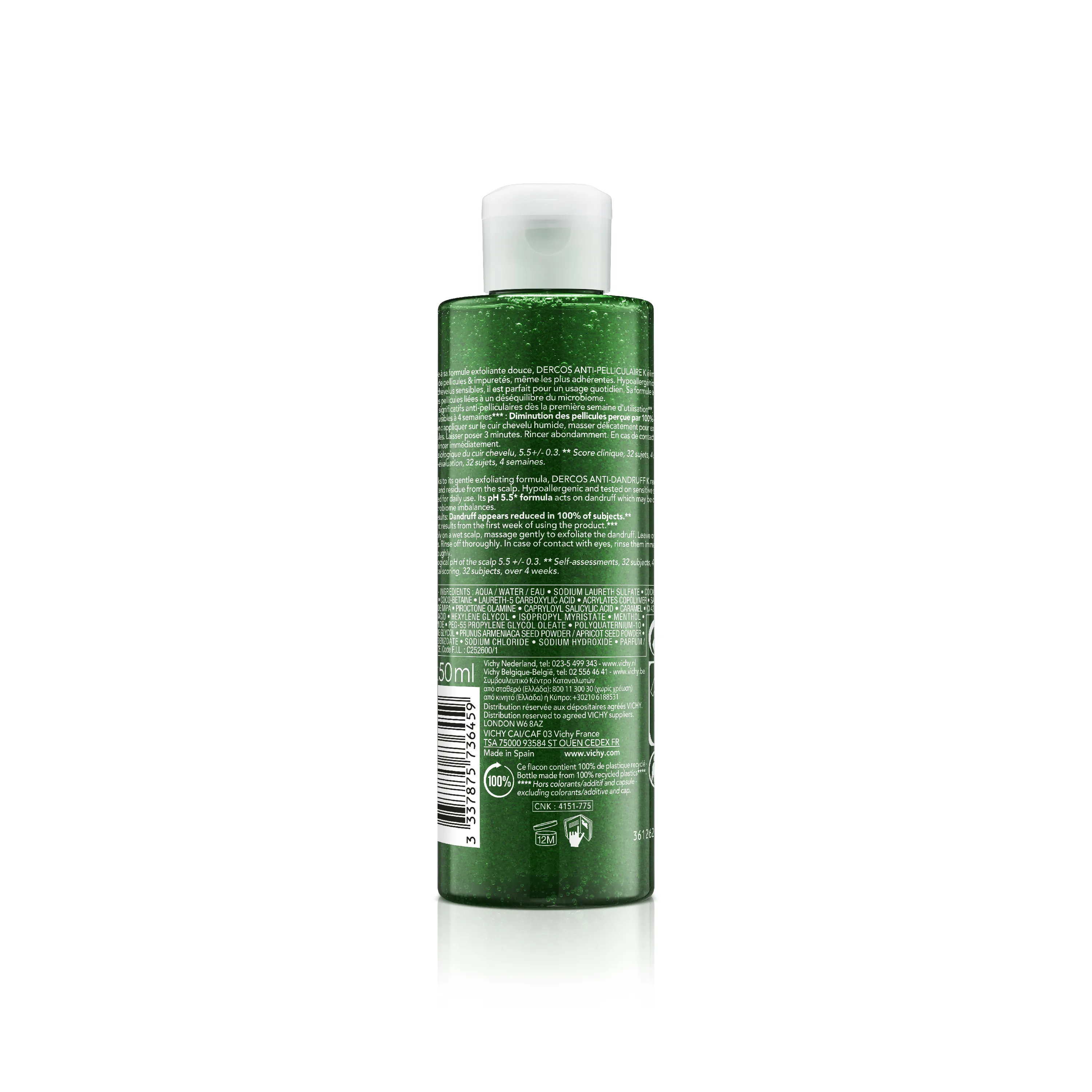 vichy dercos szampon przeciwłupieżowy 390 ml