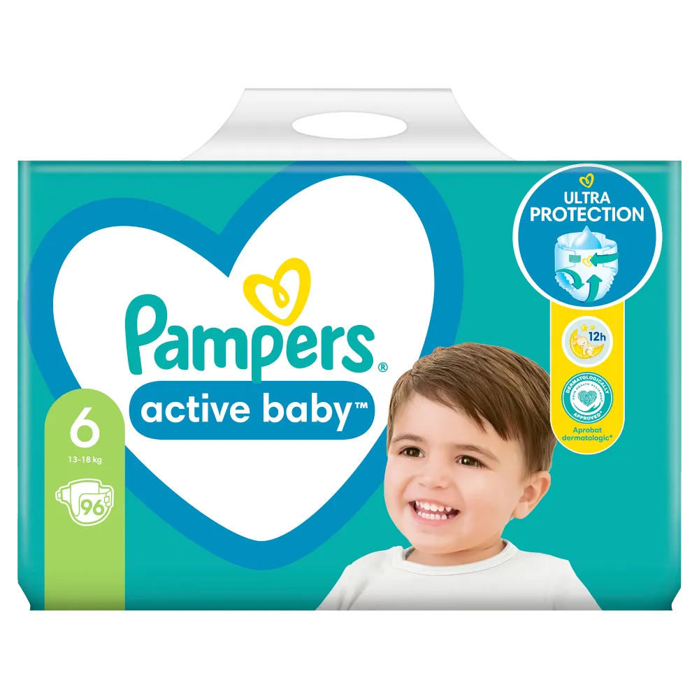 pieluchy pampers active baby premium