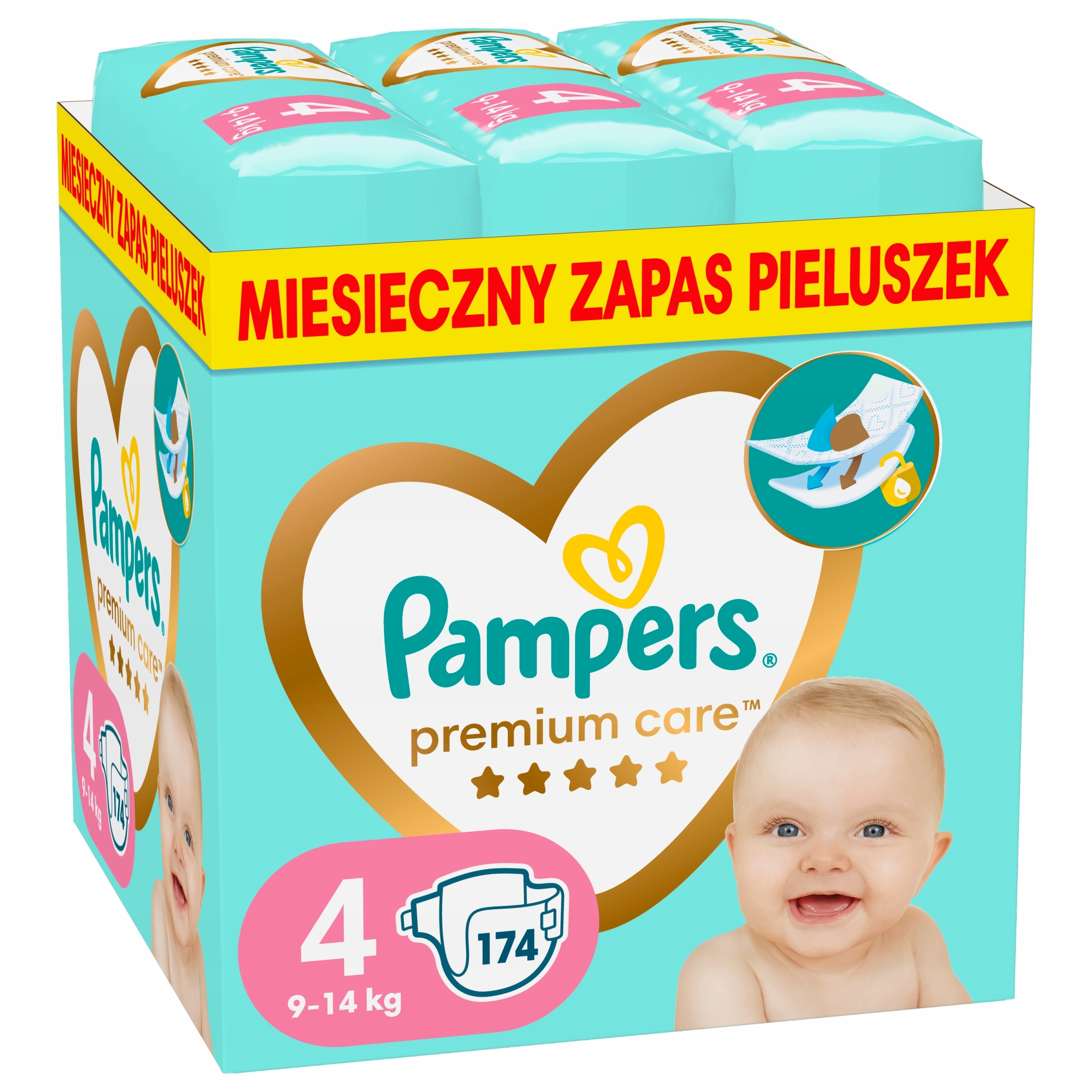 pieluchy 4 pampers 174 hurt