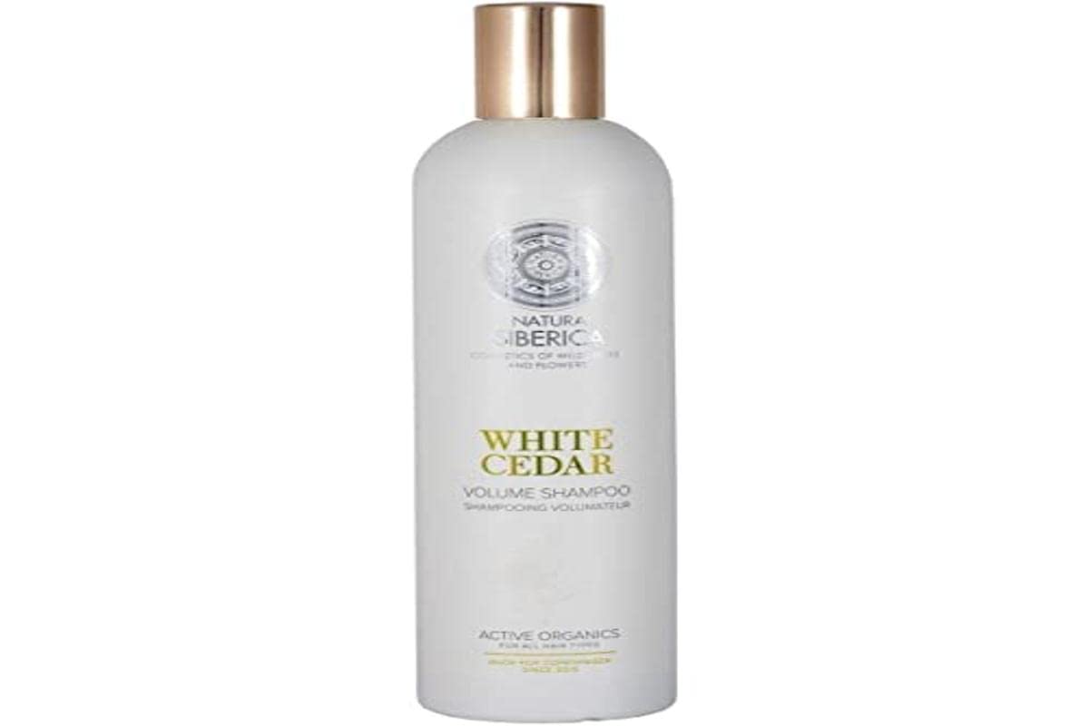 natura siberica szampon white cedar volume