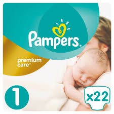 pampers 1 22szt