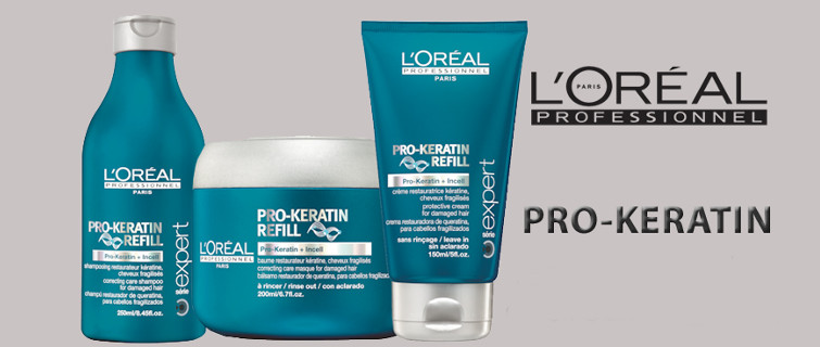 loreal pro keratin keratyna szampon odżywka