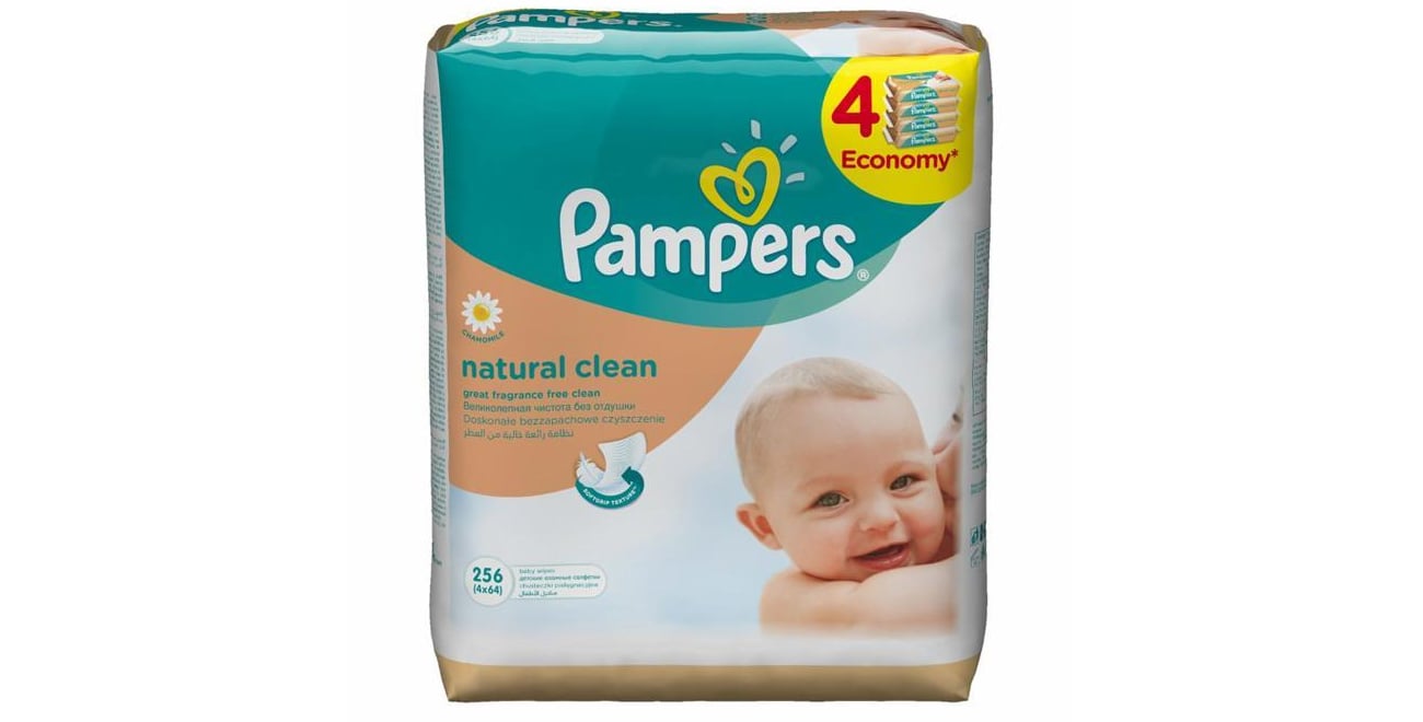 pampers natural clean chusteczki