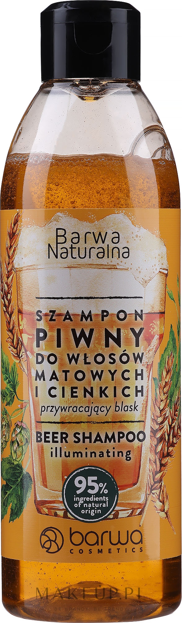 lakier piwny do włosów