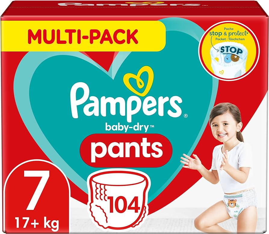 pudelko pampers pampersy