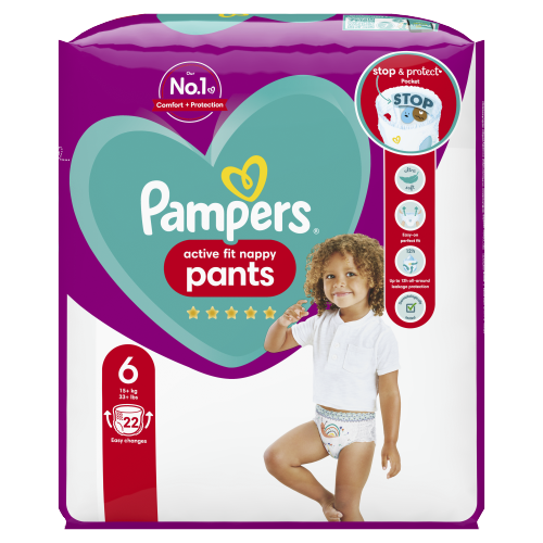 pampers 6 active fit jaka roznica