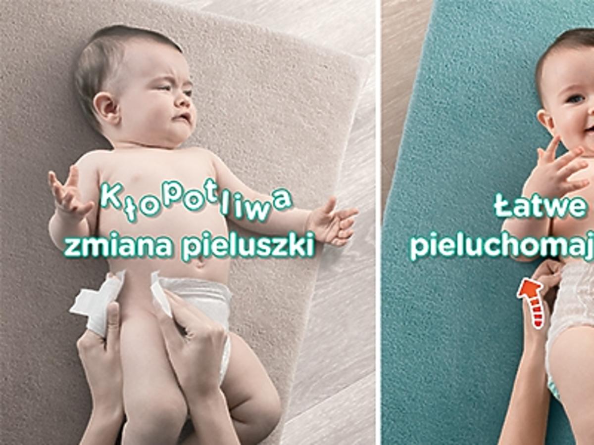 skąd wiadomo że pampers jest za mały