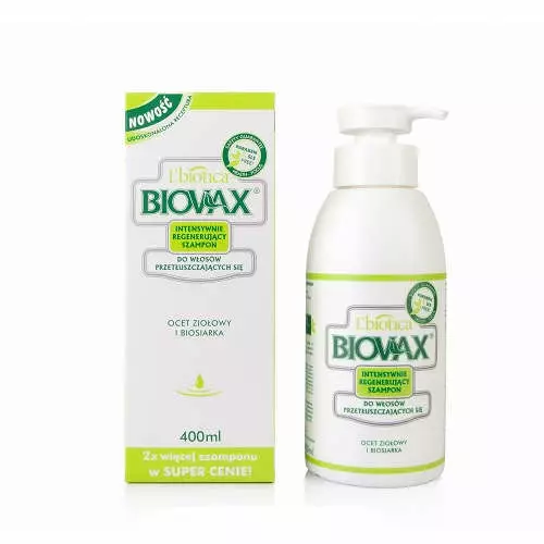 biowax szampon na wlosow przetluszczajacych