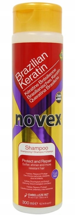 novex brazilian keratin szampon z keratyną 300ml