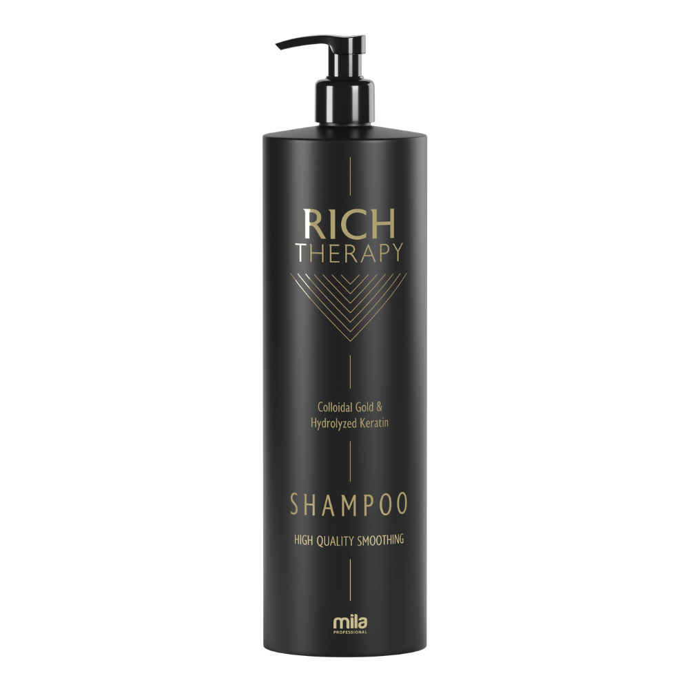 odbudowujący szampon do włosów z keratyną mila 1000ml