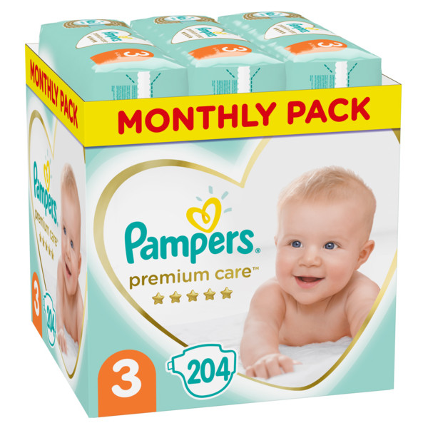 pampers pieluchy premium care 3 ce