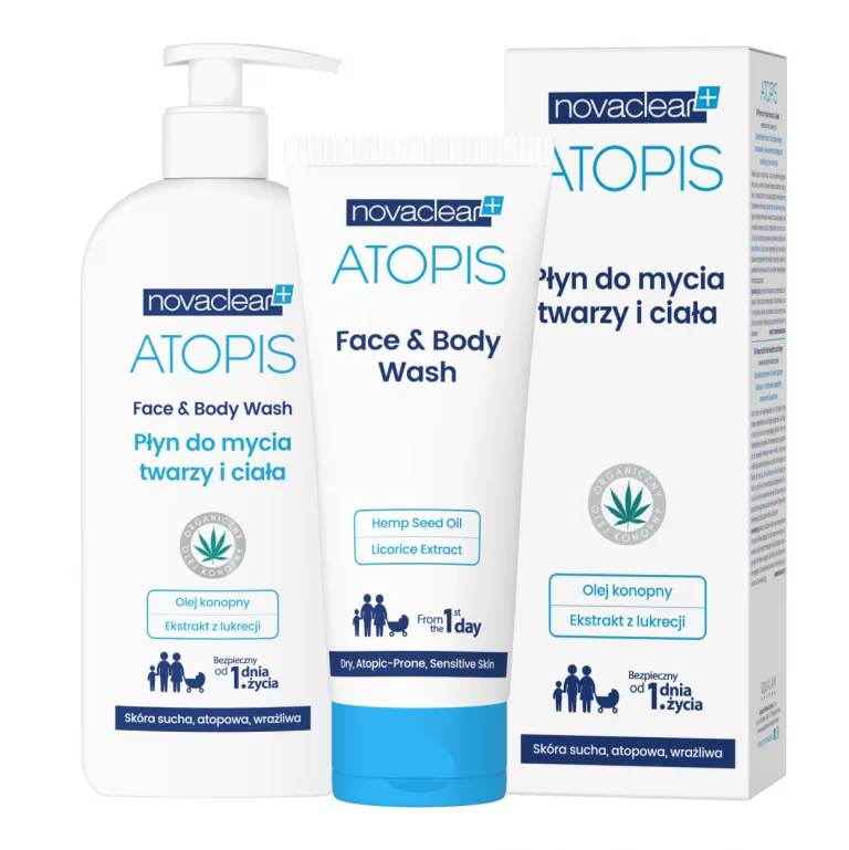 atopis pianka do mycia twarzy i ciała 150 ml