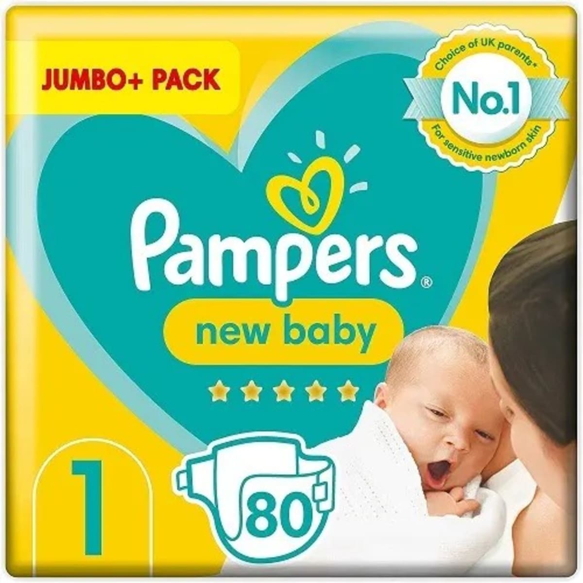 pamper new baby dry 2 80