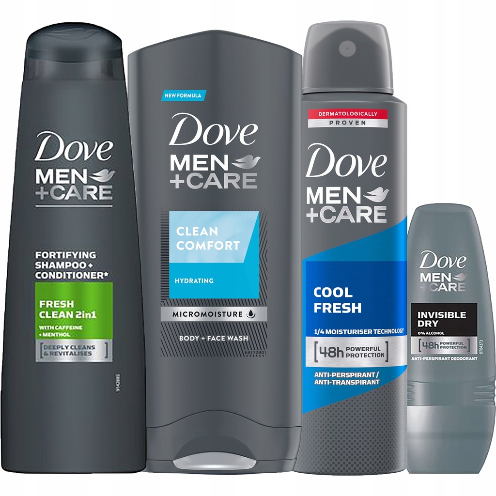 żel szampon dezodorant dove
