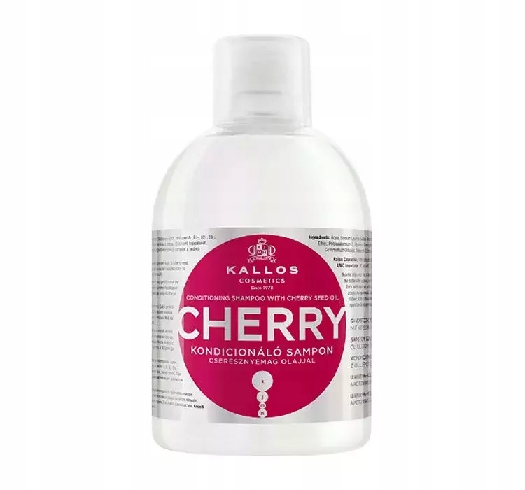 kallos kjmn cherry szampon czereśniowy 1000 ml