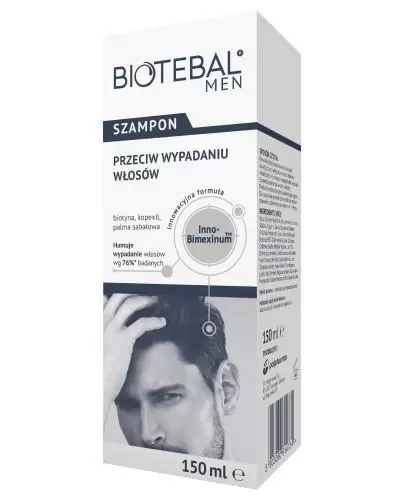 biotebal men szampon przeciw wypadaniu włosów 150m