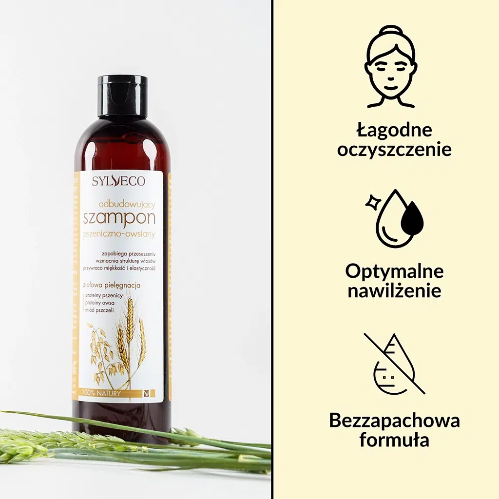 sylveco szampon wzmacniający pszeniczno-owsiany