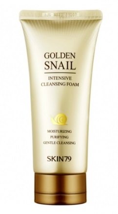 skin79 oczyszczająca pianka do twarzy golden snail intensive cleansing foam