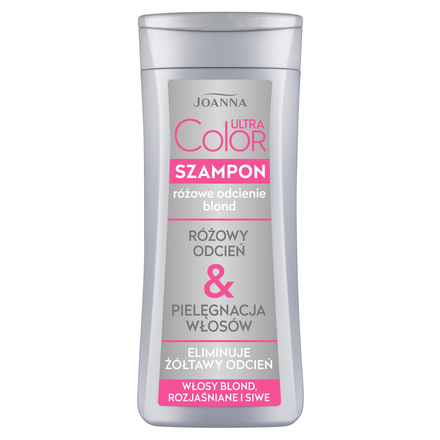 różowa szampon do włosów efekty joanna