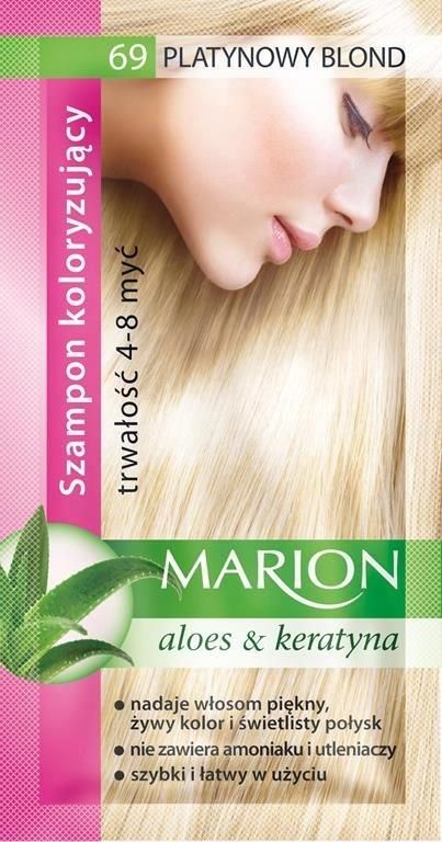 marion color 84 platynowy blond szampon koloryzujący do 24 myć