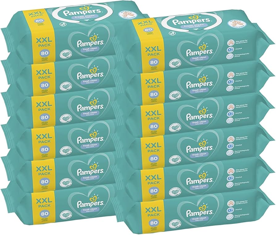 opinie o pampers fresh clean chusteczki dla niemowląt