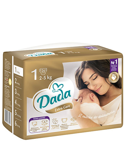 pieluchy dada extra care newborn