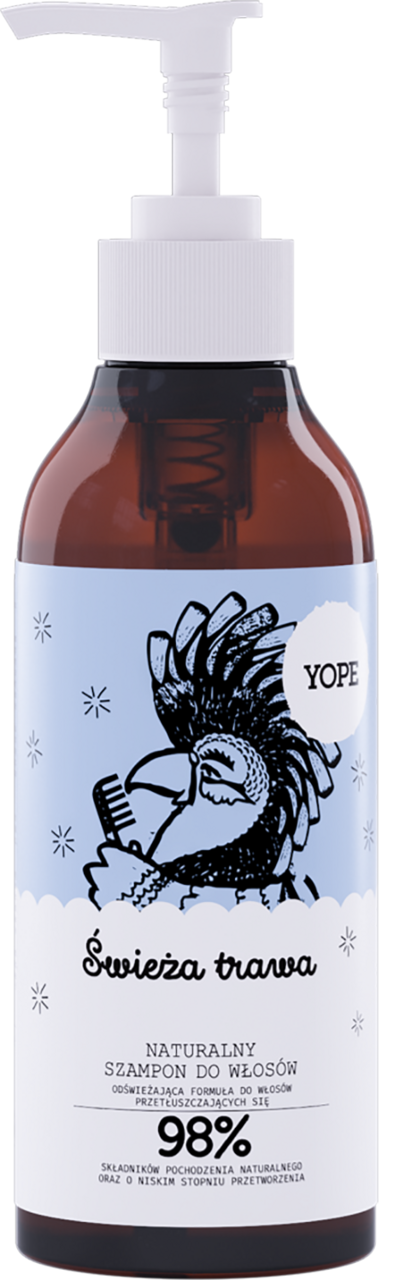 yope szampon świeża trawa do włosów przetłuszczających