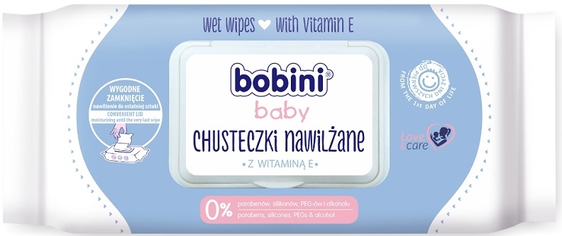 chusteczki nawilżane baby bobini