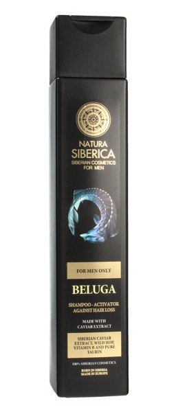 szampon aktywator wzrostu włosów bieługa natura siberica men 250ml