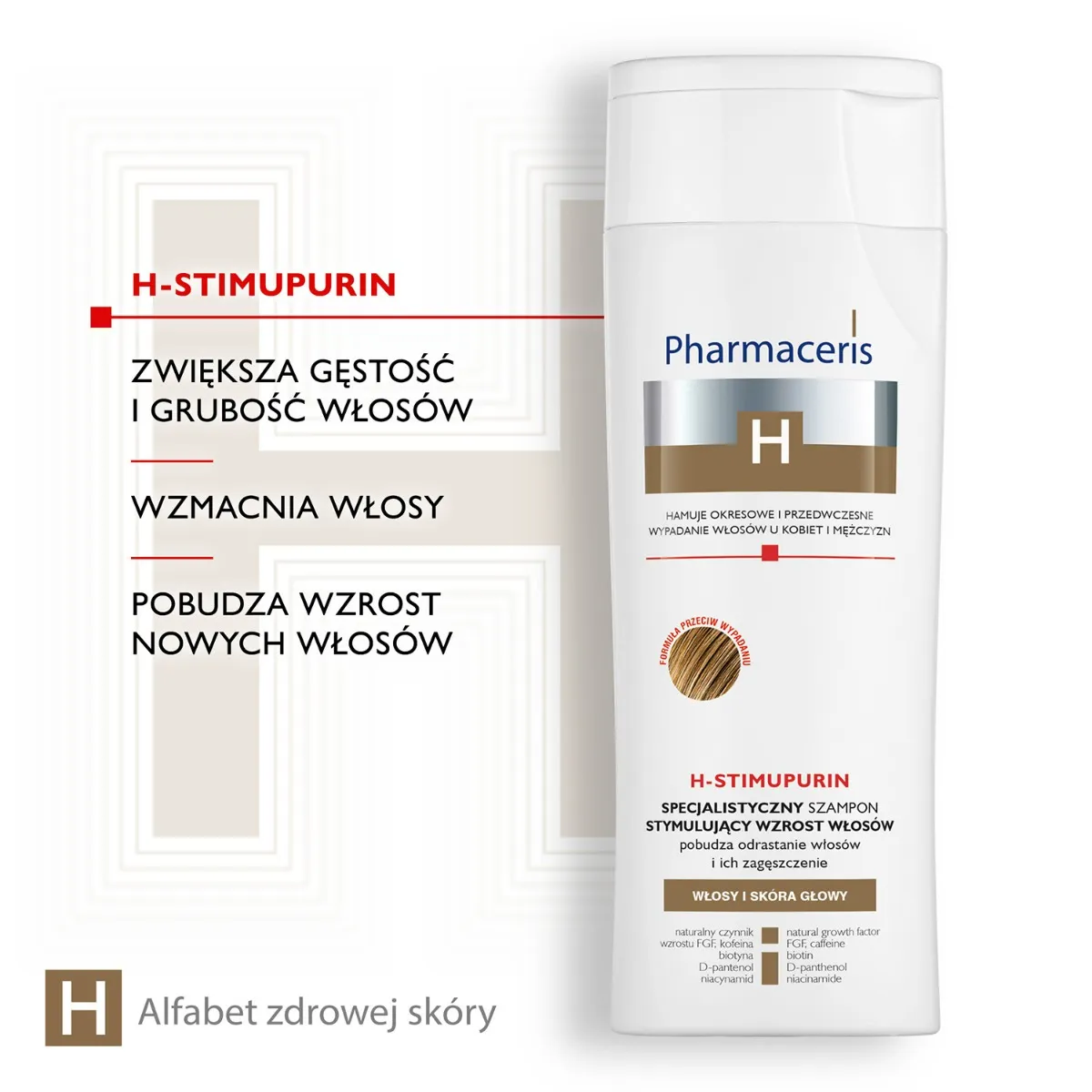pharmaceris h h stimupurin specjalistyczny szampon stymulujący wzrost włosów