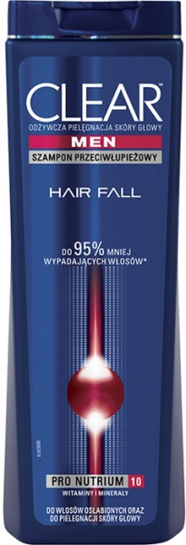 clear szampon przeciwłupierzowy do 95 mniej wypadających włosów