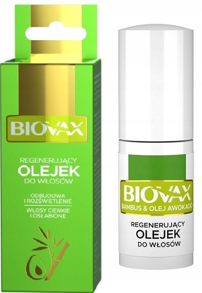 biovax regenerujacy olejek do włosów