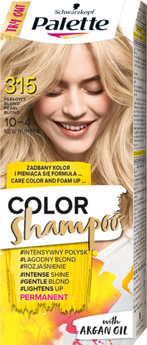 szampon palette blond złoty