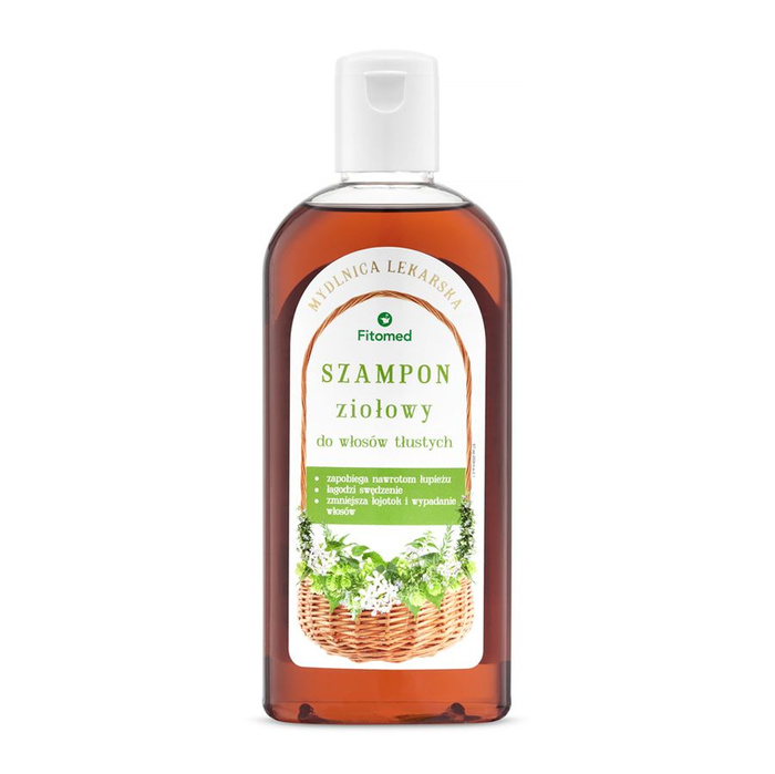 fitomed mydlnica lekarska szampon ziołowy do włosów tłustych nowa wersja