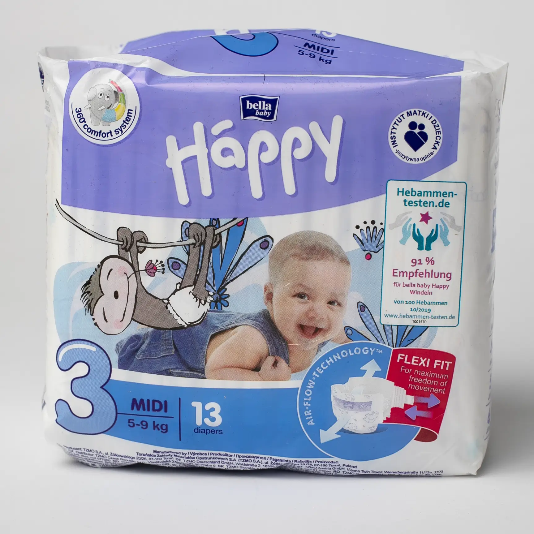 Bawełniana pieluszka dla niemowląt HAPPY FARM 75x75 cm