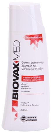 szampon na stymulacje odrastanie włosów biovax
