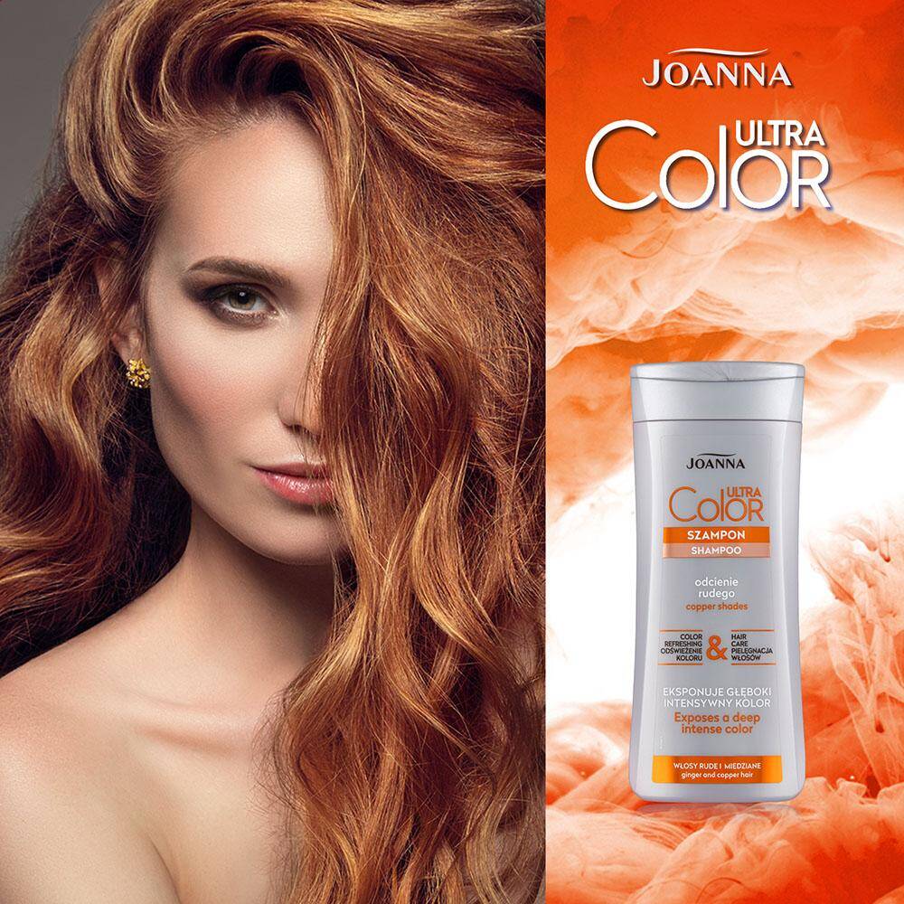 joanna ultra color system szampon do włosów rudych