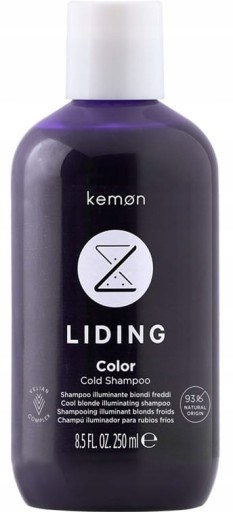 kemon color cold szampon niwelujący żółte refleksy 250ml