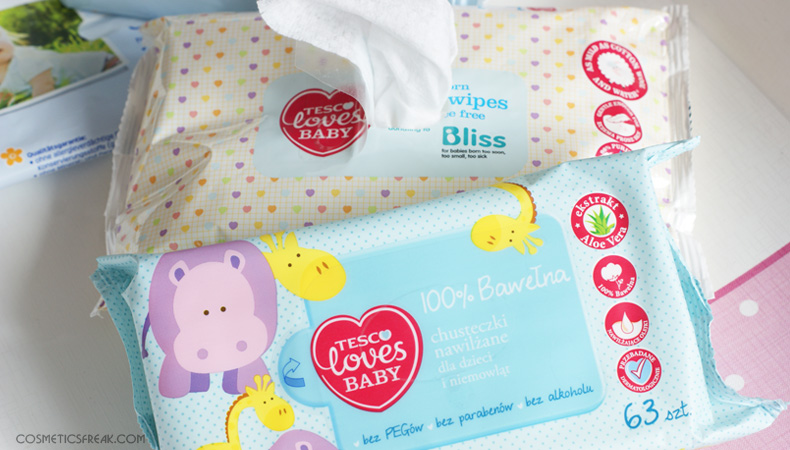 chusteczi nawizlone pampers tesco