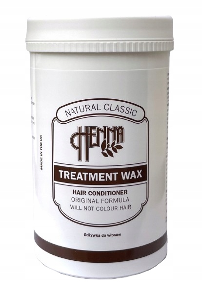 natural classic wax henna treatment 480g odżywka do włosów