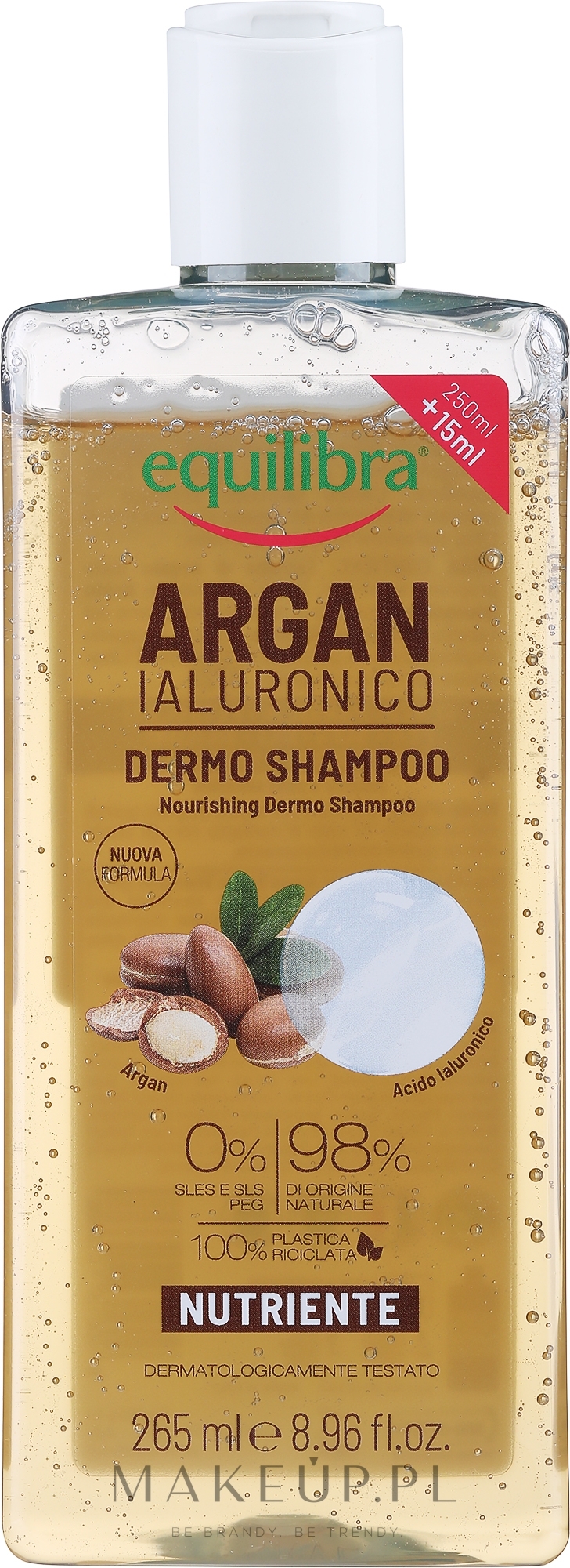 equilibra argan szampon ochronny do włosów 250ml