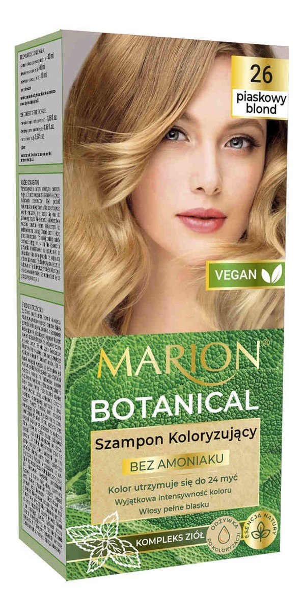 marion color 84 platynowy blond szampon koloryzujący do 24 myć