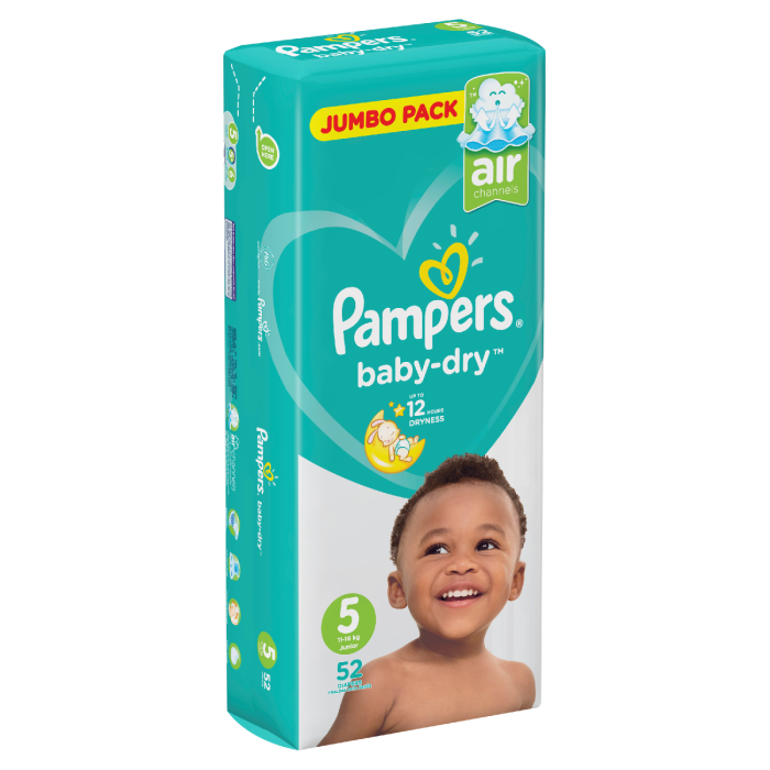 pampers active baby 5 52 szt