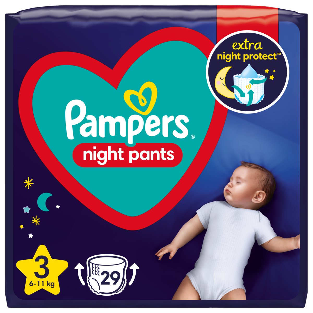 pampers 228 szt