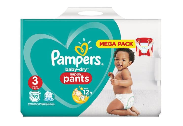 pampers mega pack carrefour