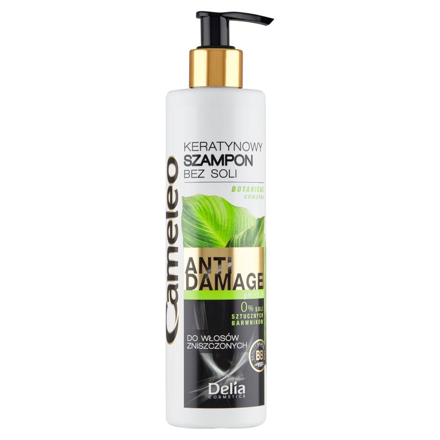 delia cosmetics cameleo szampon keratynowy do włosów farbowanych 250ml