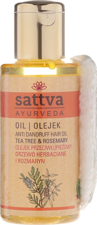 sattva szampon rozmaryn i olejek z drzewa herbacianego